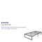 Flash Furniture 14 Inch Twin Metal Platform Bed Frame/Steel Slats XU-BD10001-T-GG - alternate 3